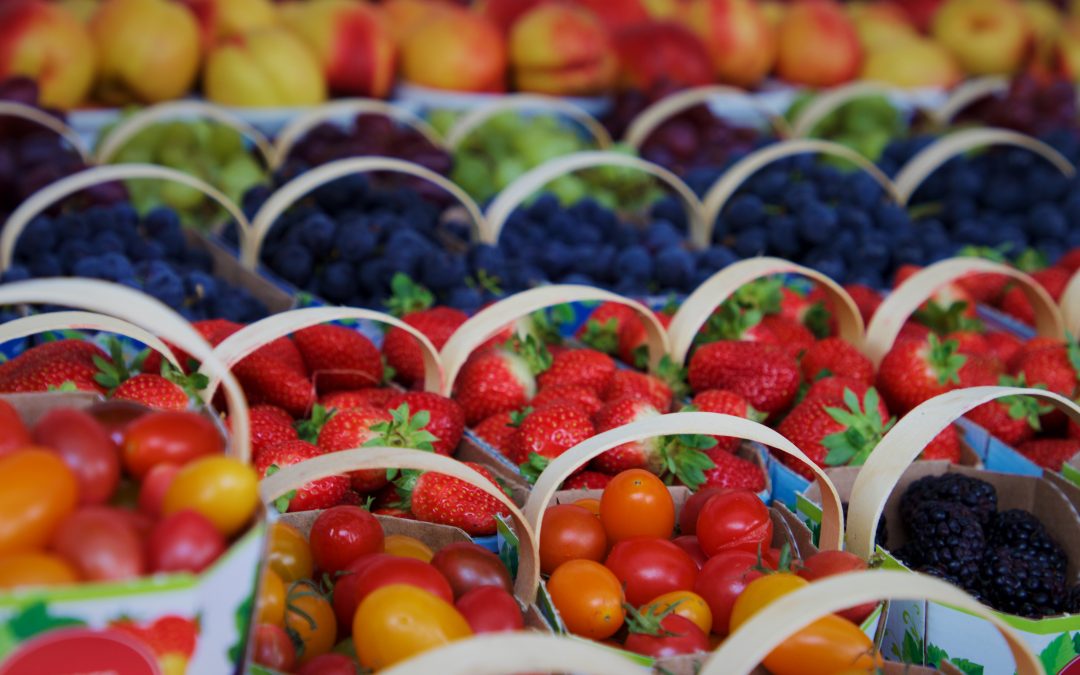 Frisches Obst auf dem Markt